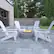 Alt View 12. Alamont Home - Charlestown Adirondack Chair (set of 4) - White.