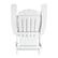 Alt View 16. Alamont Home - Charlestown Adirondack Chair (set of 4) - White.