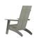 Alt View 14. Alamont Home - Sawyer Set of 2 Gray Modern Dual Slat Back Indoor/Outdoor Adirondack Style Chairs - Gray.