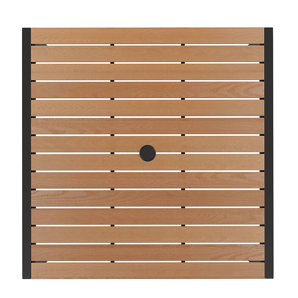 Alt View 15. Alamont Home - Lark Outdoor Square Modern  3 Piece Patio Set - Teak.