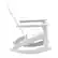 Alt View 17. Alamont Home - Finn Modern 2-Slat Adirondack Poly Resin Rocking Chair for Indoor/Outdoor Use - White - White.