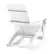 Alt View 19. Alamont Home - Finn Modern 2-Slat Adirondack Poly Resin Rocking Chair for Indoor/Outdoor Use - White - White.