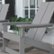 Alt View Zoom 14. Flash Furniture - Finn Modern 2-Slat Adirondack Poly Resin Rocking Chair for Indoor/Outdoor Use - Gray.