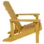 Alt View 14. Alamont Home - Charlestown Indoor/Outdoor Adirondack Style Side Table and 2 Chair Set in Yellow - Yellow.