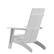 Alt View 14. Alamont Home - Sawyer Set of 4 White Modern Dual Slat Back Indoor/Outdoor Adirondack Style Chairs - White.