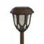 Alt View 13. Alamont Home - Hess All-Weather Tulip Design Solar Powered LED Garden & Pathway Lights - Brown.