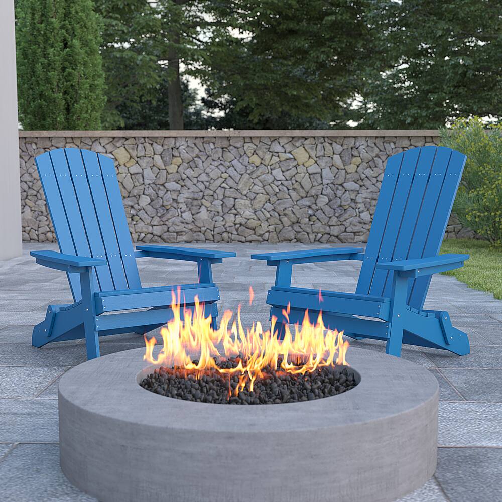 Alt View 12. Alamont Home - Charlestown Adirondack Chair (set of 2) - Blue.