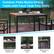 Alt View 15. Alamont Home - Lark Outdoor Square Modern 3 Piece Patio Set - Teak.