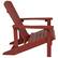 Alt View 14. Alamont Home - Charlestown Indoor/Outdoor Adirondack Style Side Table and 2 Chair Set in Red - Red.