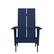 Alt View 11. Alamont Home - Sawyer Set of 2 Navy Modern Dual Slat Back Indoor/Outdoor Adirondack Style Chairs - Navy.