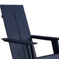 Alt View Zoom 15. Flash Furniture - Sawyer Set of 2 Modern Dual Slat Back Indoor/Outdoor Adirondack Style Chairs - Navy.