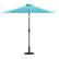 Front. Alamont Home - Patio Umbrella and Base - Teal.