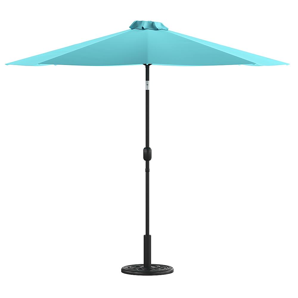 Alamont Home - Patio Umbrella and Base - Teal