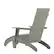 Alt View 15. Alamont Home - Sawyer Set of 2 Indoor/Outdoor 2-Slat Adirondack Style Chairs & Footrests in Gray - Gray.