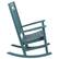 Alt View 14. Alamont Home - Winston Set of 2 Indoor/Outdoor Poly Resin Rocking Chairs with Side Table in Teal - Teal.