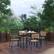 Alt View 11. Alamont Home - Lark Outdoor Square Modern 5 Piece Patio Set - Teak.
