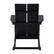 Alt View 16. Alamont Home - Finn Modern 2-Slat Adirondack Poly Resin Rocking Chair for Indoor/Outdoor Use - Black - Black.