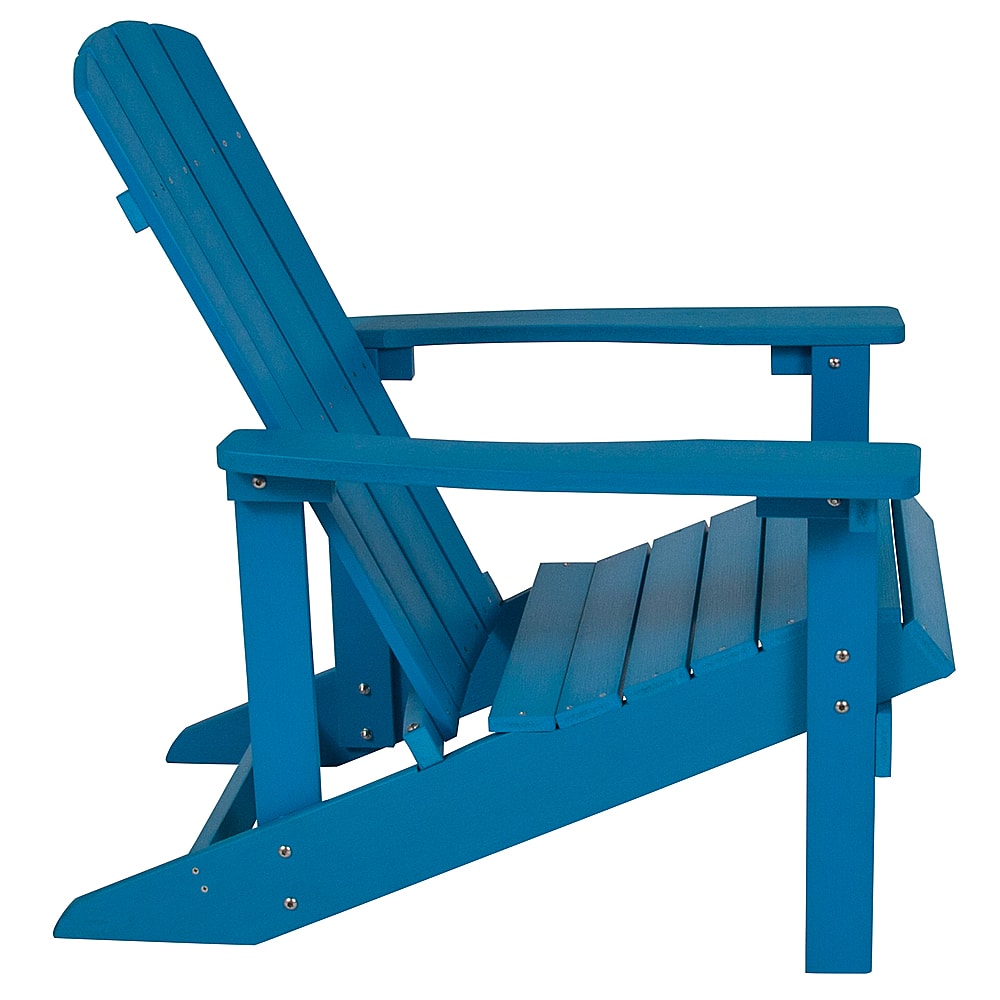 Alt View 14. Alamont Home - Charlestown Indoor/Outdoor Adirondack Style Side Table and 2 Chair Set in Blue - Blue.