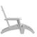 Alt View 17. Alamont Home - Sawyer Set of 2 Indoor/Outdoor 2-Slat Adirondack Style Chairs & Footrests in White - White.