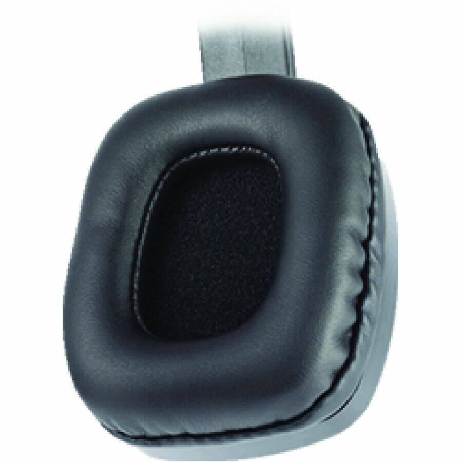 Alt View 4. Cyber Acoustics - Cyber Acoustics ACM-6005C Headphone - Stereo - USB Type C - Wired - 32 Ohm - 20 Hz to 20 kHz - Over-the-head - Red.