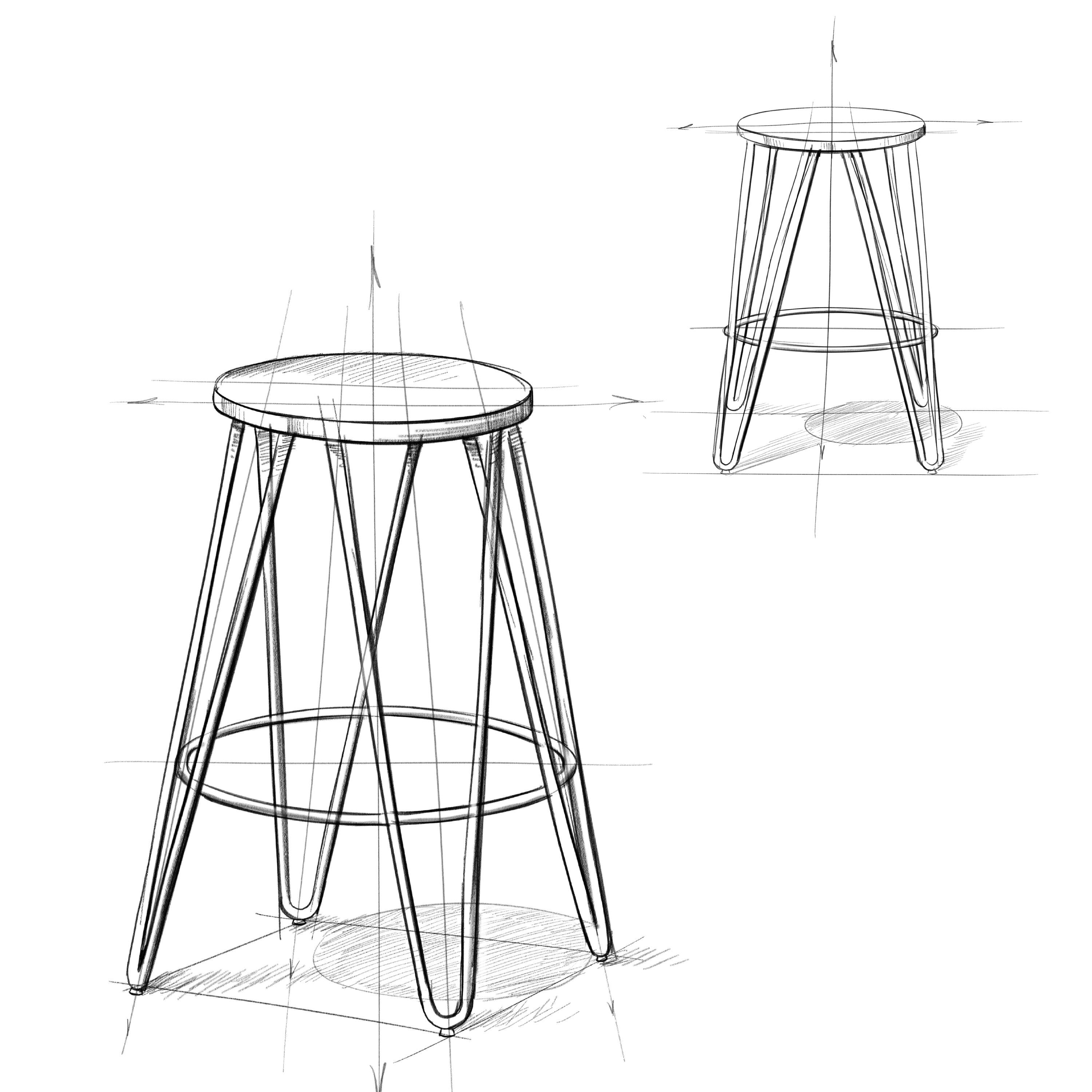 Alt View 16. Simpli Home - Simeon Industrial Metal 24 inch Metal Counter Height Stool with Wood Seat in Natural / Black - Natural / Black.