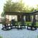Alt View 12. Alamont Home - Savannah Outdoor Rectangle Cottage Resin 5 Piece Patio Set - Black.