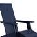 Alt View 16. Alamont Home - Sawyer Set of 2 Indoor/Outdoor 2-Slat Adirondack Style Chairs & Footrests in Navy - Navy.