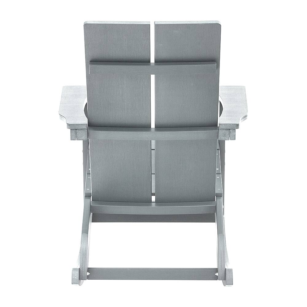 Alamont Home Finn Indoor/Outdoor modern 2 Slat Adirondack Poly Resin ...