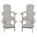Front. Alamont Home - Charlestown Adirondack Chair (set of 4) - Gray.