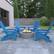Alt View 12. Alamont Home - Charlestown Adirondack Chair (set of 4) - Blue.