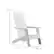 Alt View 13. Alamont Home - Sawyer Set of 2 White Modern Dual Slat Back Indoor/Outdoor Adirondack Style Chairs - White.