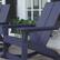 Alt View 14. Alamont Home - Finn Indoor/Outdoor modern 2-Slat Adirondack Poly Resin Rockers in Navy - Set of 2 - Navy.