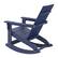 Alt View 18. Alamont Home - Finn Indoor/Outdoor modern 2-Slat Adirondack Poly Resin Rockers in Navy - Set of 2 - Navy.