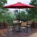Alt View 12. Alamont Home - Lark Outdoor Square Modern 7 Piece Patio Set - Red.