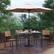 Alt View 12. Alamont Home - Lark Outdoor Rectangle Modern 7 Piece Patio Set - Tan.