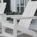 Alt View 14. Alamont Home - Finn Indoor/Outdoor modern 2-Slat Adirondack Poly Resin Rockers in White - Set of 2 - White.