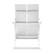 Alt View 16. Alamont Home - Finn Indoor/Outdoor modern 2-Slat Adirondack Poly Resin Rockers in White - Set of 2 - White.
