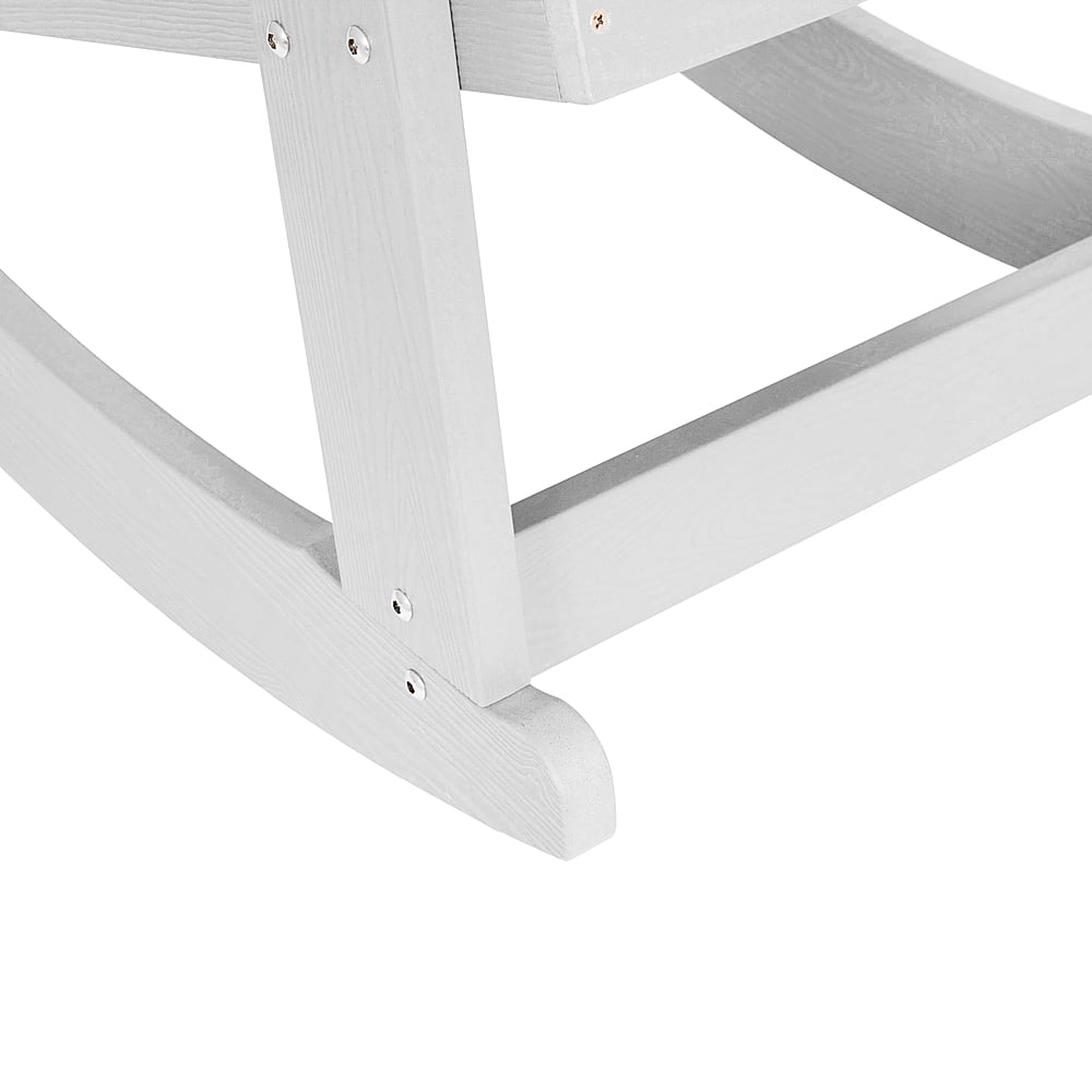 Alt View 17. Alamont Home - Savannah Adirondack Poly Resin Rocking Chairs for Indoor/Outdoor Use in White - 2 Pack - White.