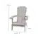 Alt View 13. Alamont Home - Charlestown Adirondack Chair (set of 2) - Gray.