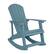 Front. Alamont Home - Savannah Adirondack Style Poly Resin Wood Rocking Chair for Indoor/Outdoor Use - Sea Foam - Sea Foam.