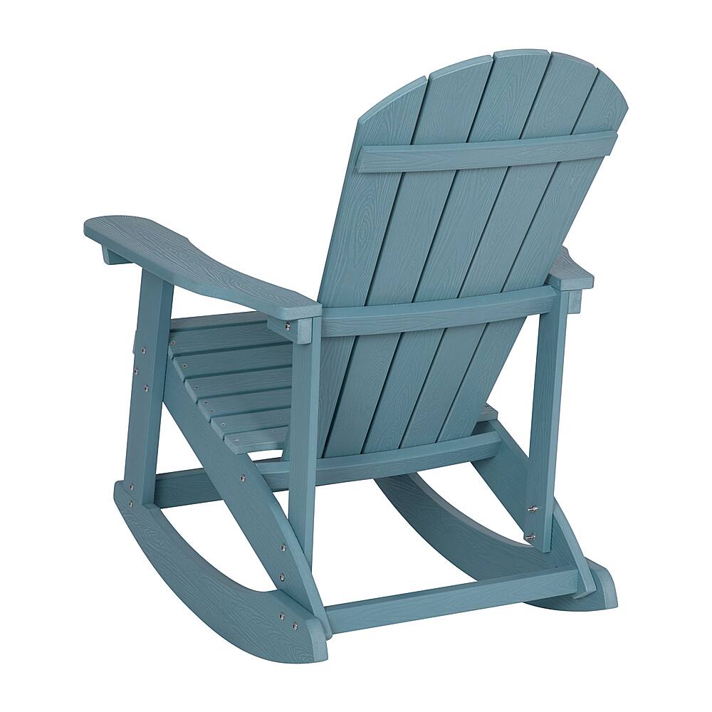 Alt View 14. Alamont Home - Savannah Adirondack Style Poly Resin Wood Rocking Chair for Indoor/Outdoor Use - Sea Foam - Sea Foam.