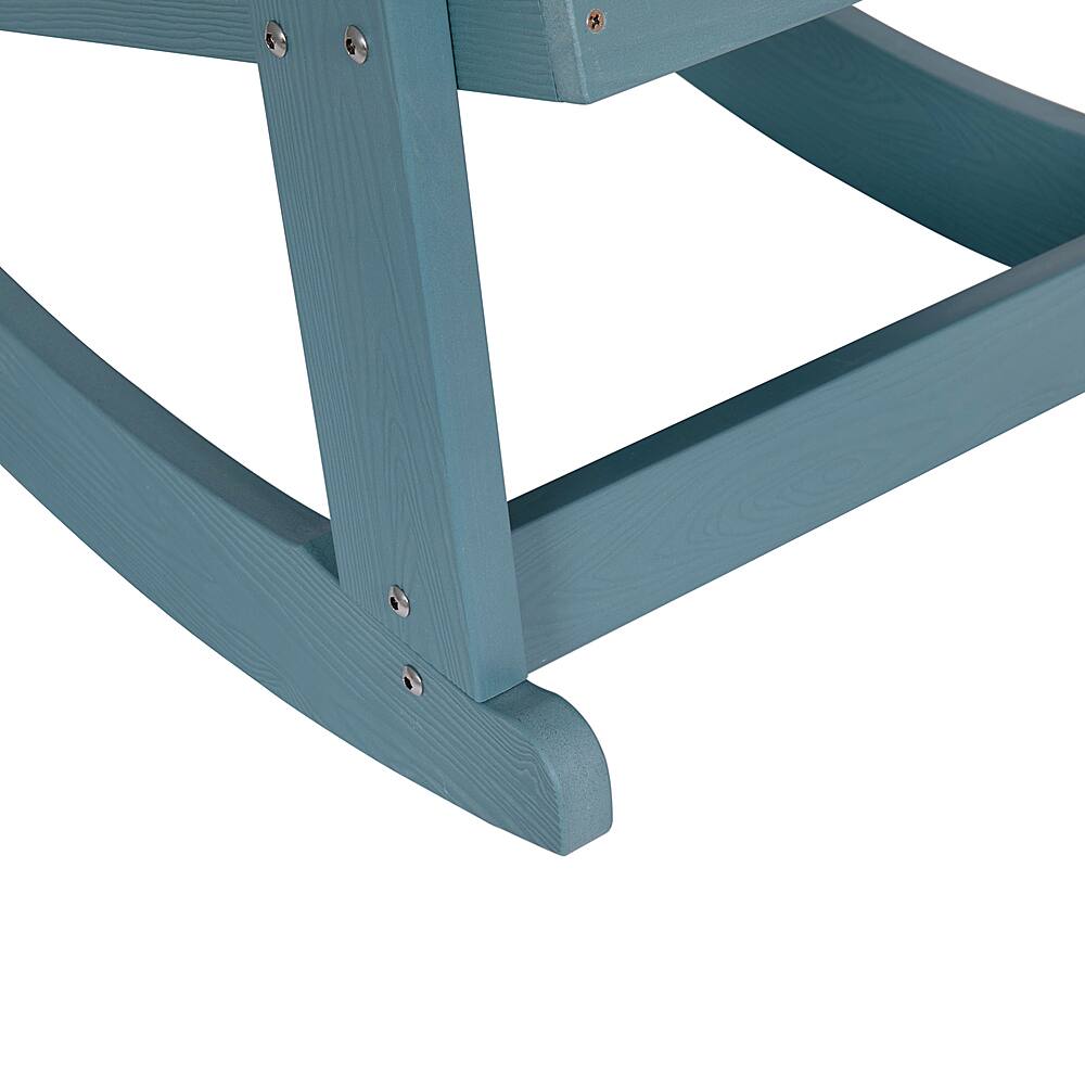Alt View 17. Alamont Home - Savannah Adirondack Style Poly Resin Wood Rocking Chair for Indoor/Outdoor Use - Sea Foam - Sea Foam.