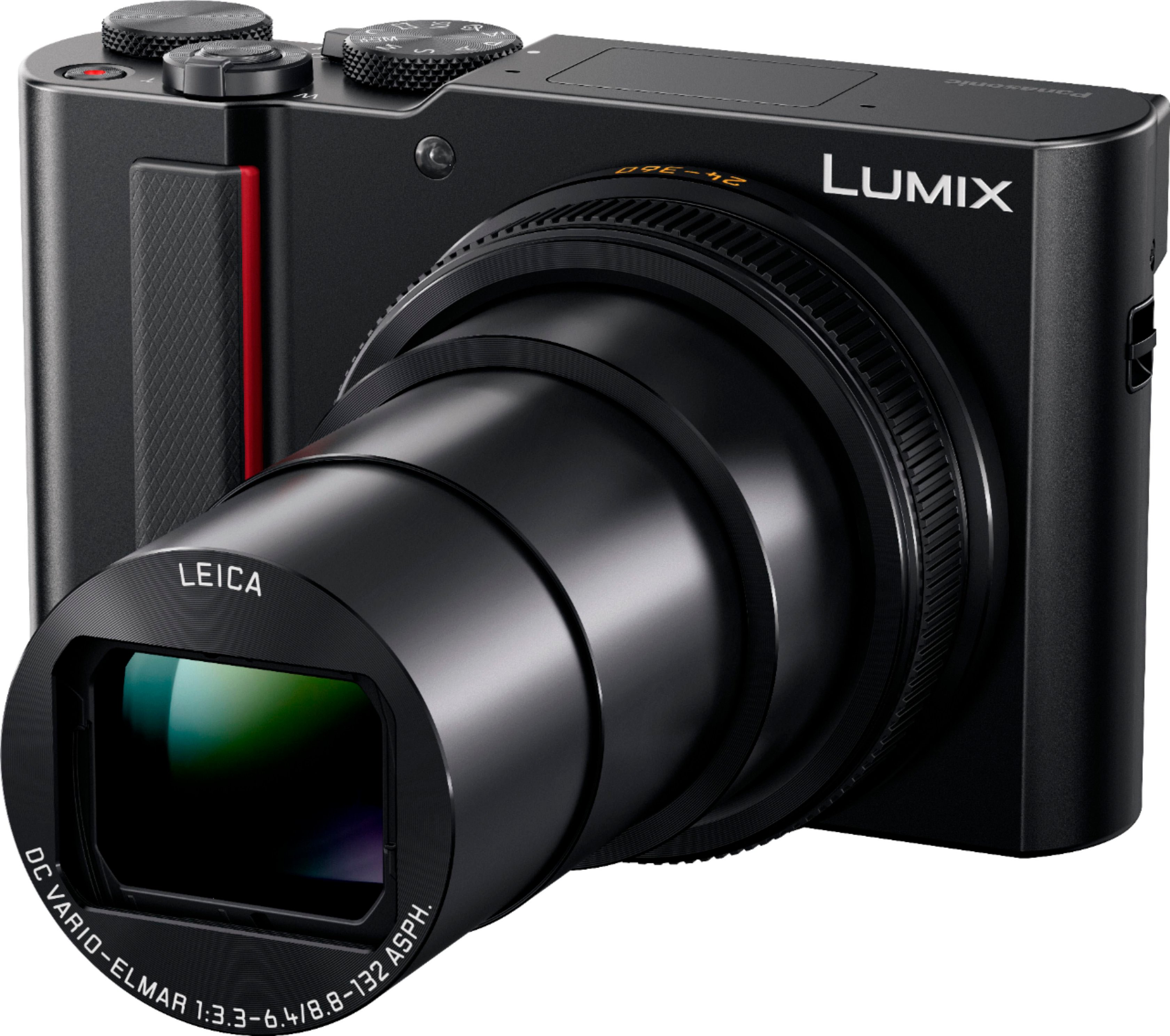 Verdorie emotioneel marmeren Panasonic Lumix ZS200DK 20.1-Megapixel Digital Camera with 15X LEICA DC  VARIO-ELMAR Lens Black DC-ZS200DK - Best Buy