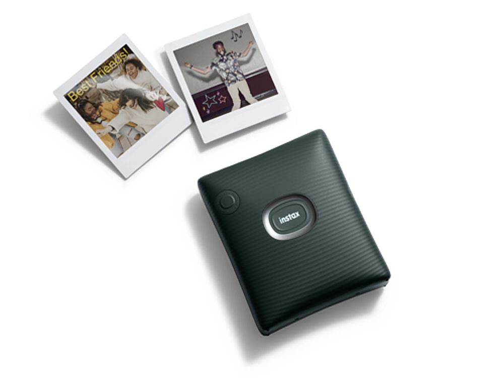Best Buy: Fujifilm Instax Square Link 16785559 Wireless Photo Printer  Midnight Green 16785559