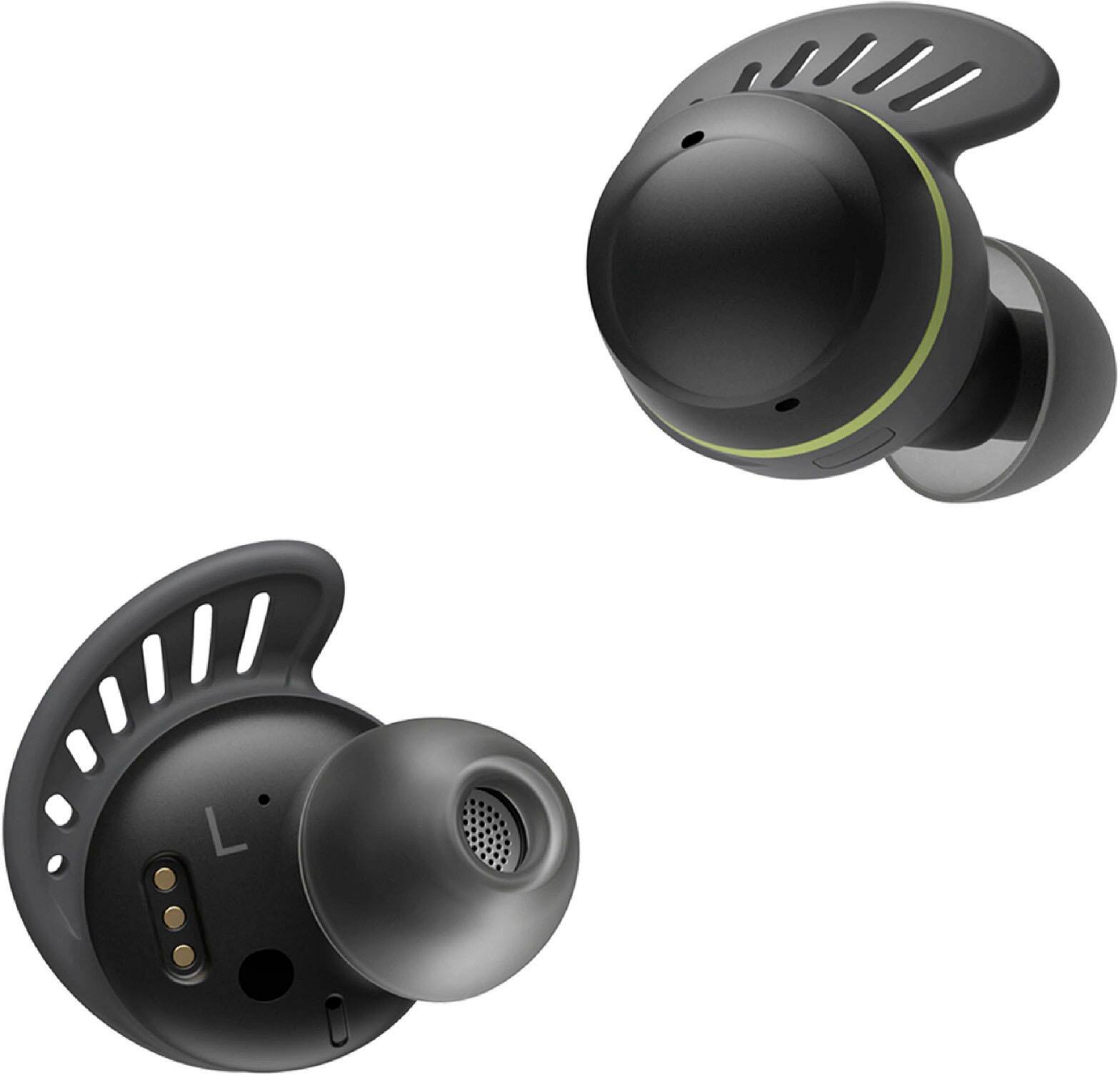 Alt View 13. LG - TONE Free Fit TF8Q True Wireless Noise Cancelling In-Ear Earbuds - Black.