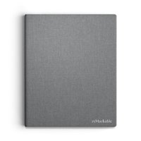 reMarkable 2 - Polymer Weave Book Folio for your Paper Tablet - Gray - Front_Zoom