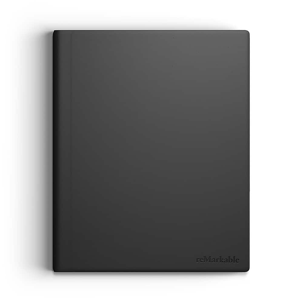 Front. reMarkable - reMarkable 2 - Premium Leather Book Folio for your Paper Tablet - Black.