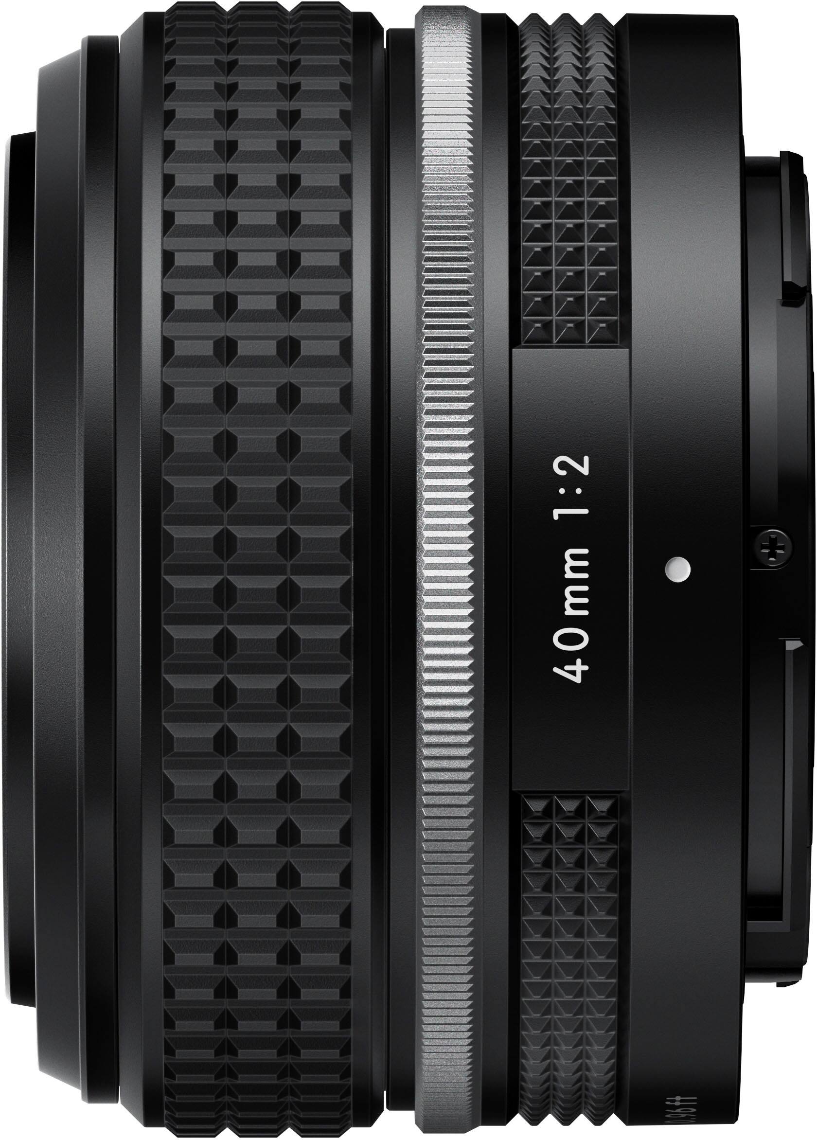Angle. Nikon - NIKKOR Z 40mm f/2 Special Edition Standard Prime Lens for Nikon Z Cameras - Black.