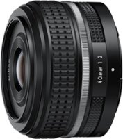 NIKKOR Z 40mm f/2 Special Edition Standard Prime Lens for Nikon Z Cameras - Black - Front_Zoom