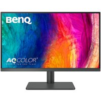BenQ - AQCOLOR PD2705U Designer 27" IPS LED 60Hz 4K UHD Monitor with HDR (USB-C/ HDMI/ DP/Daisy Chain) - Black - Front_Zoom
